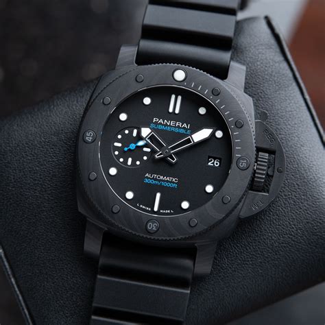 panerai 42mm ceramic|panerai carbotech 42mm submersible.